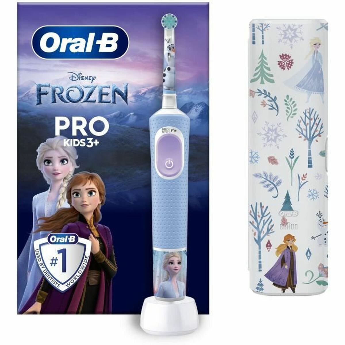 Spazzolino Da Denti Elettrico OraL-B D100 Kids Nero Nero/grigio