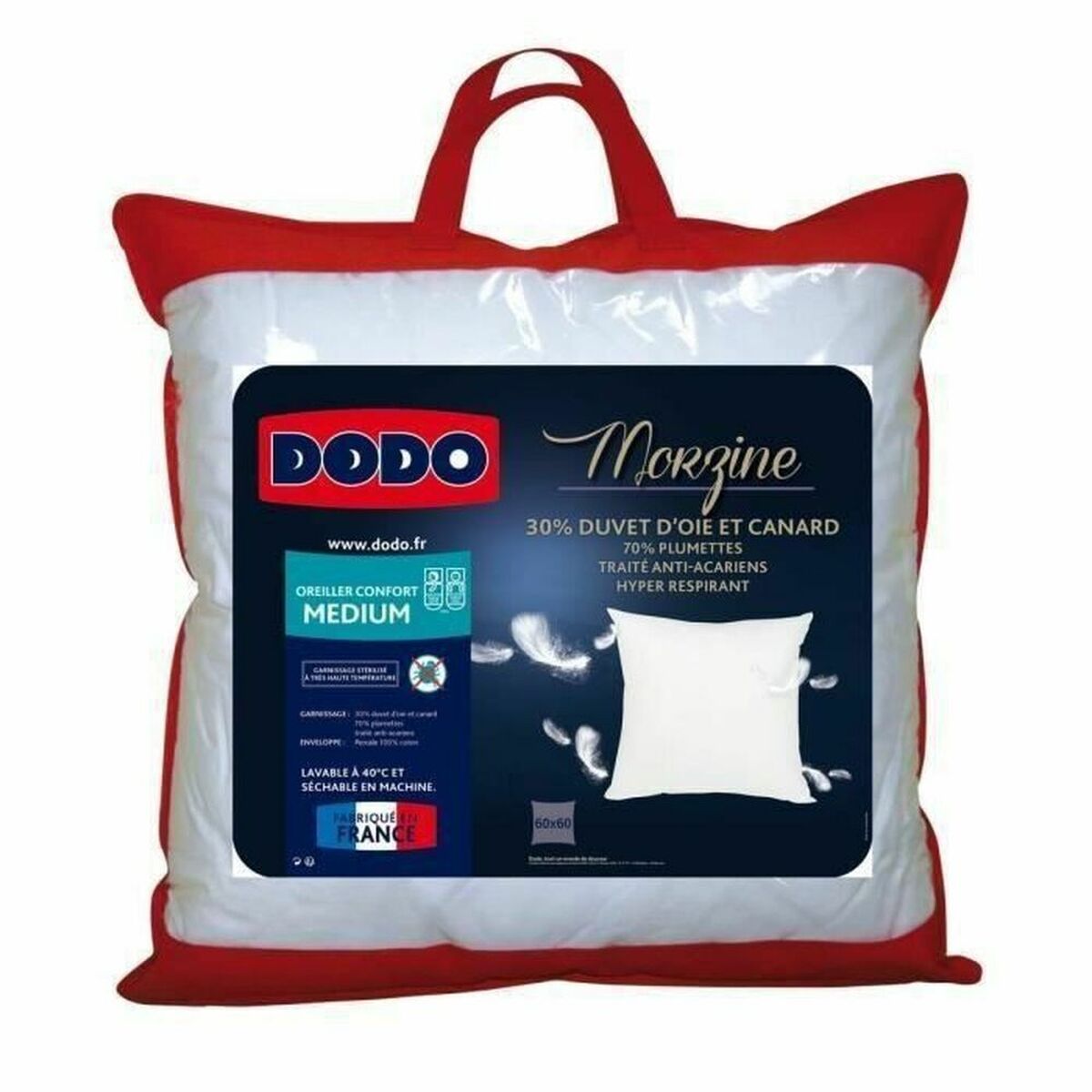 Cuscino Dodo Bianco 65 X 65 cm