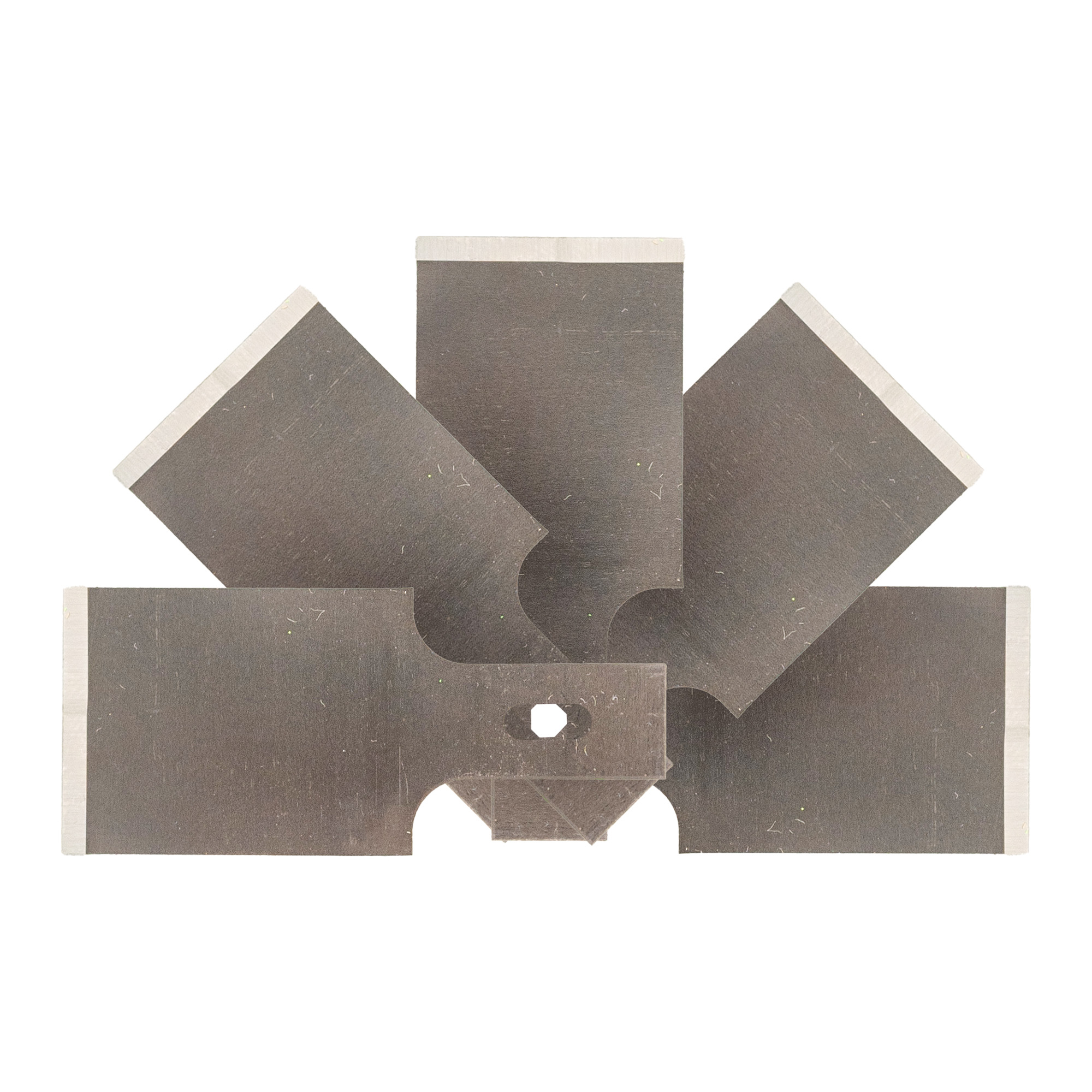 5 Lame Da 20 Mm Diritte/larghe Per Ref. 54505