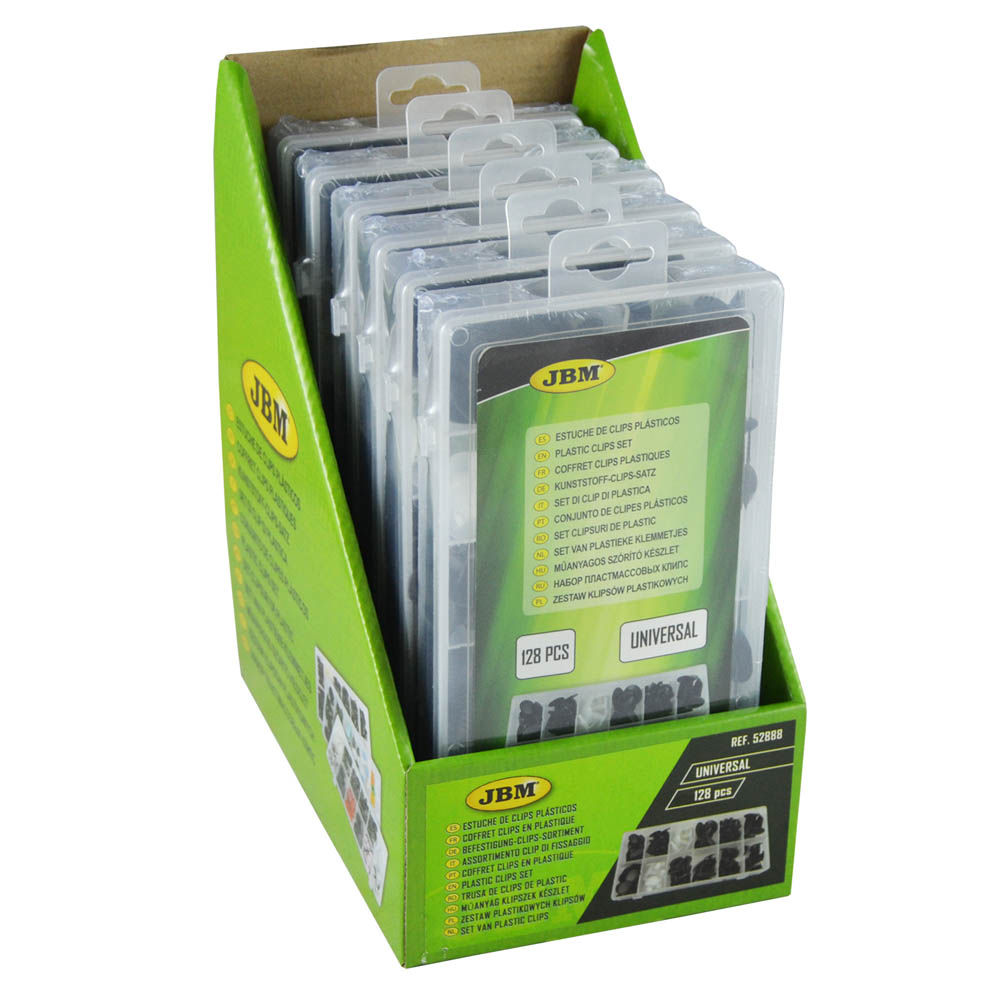 Assortimento Clip Di Fissaggio Universal 128 Pezzi - Image 3