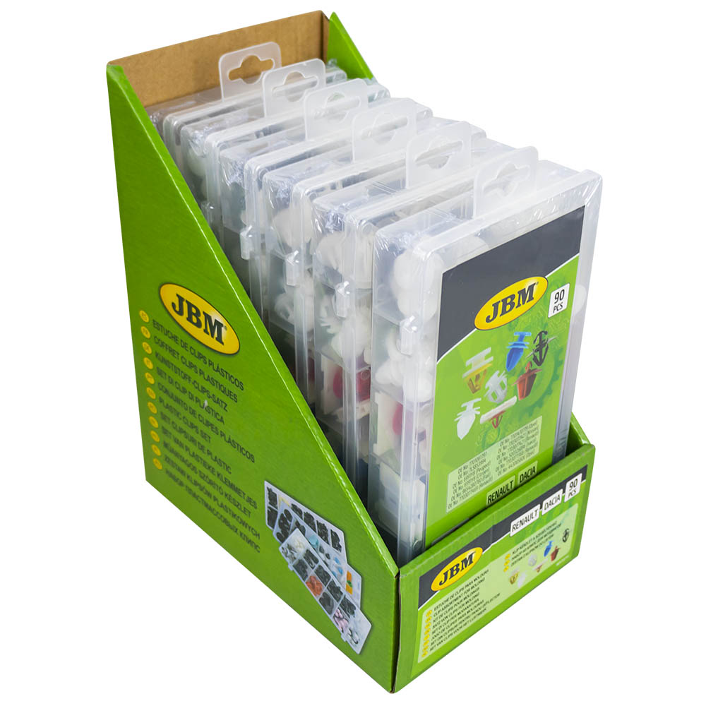 Assortimento Di 90 Pz. Clip Per Modanatura Dacia Renault - Image 3