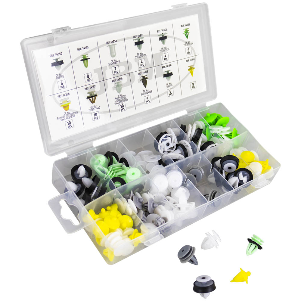 Assortimento Di 85 Pz. Clip Per Pannelli Porta Renault Dacia