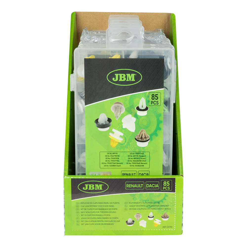 Assortimento Di 85 Pz. Clip Per Pannelli Porta Renault Dacia - Image 3