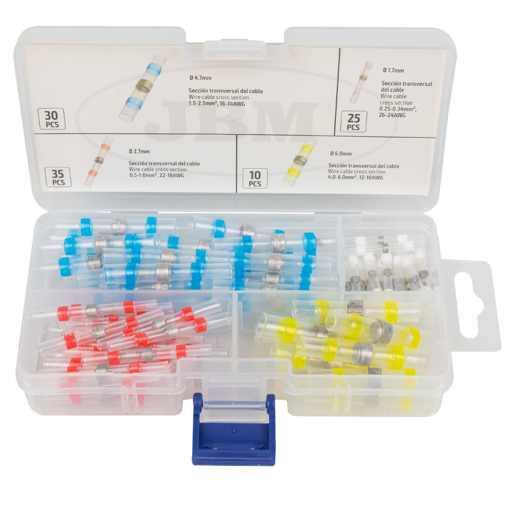 Astuccio Di Manicotti Per Saldatura Termorestringenti 100pz