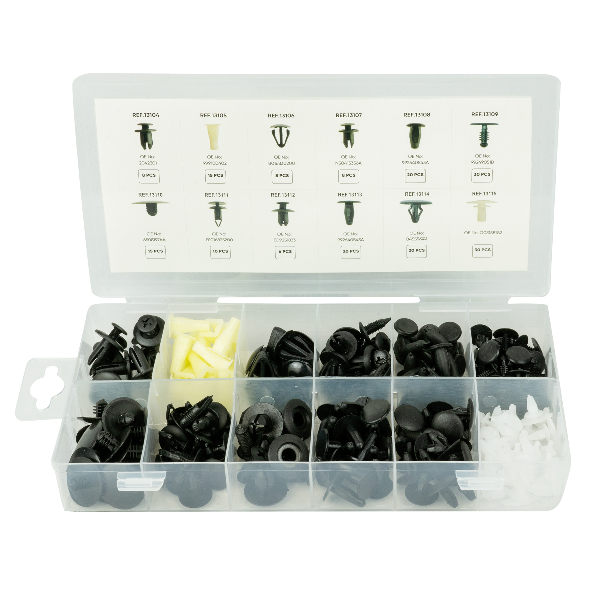 Assortimento Clip Di Fissaggio Per Mazda 190 Pezzi