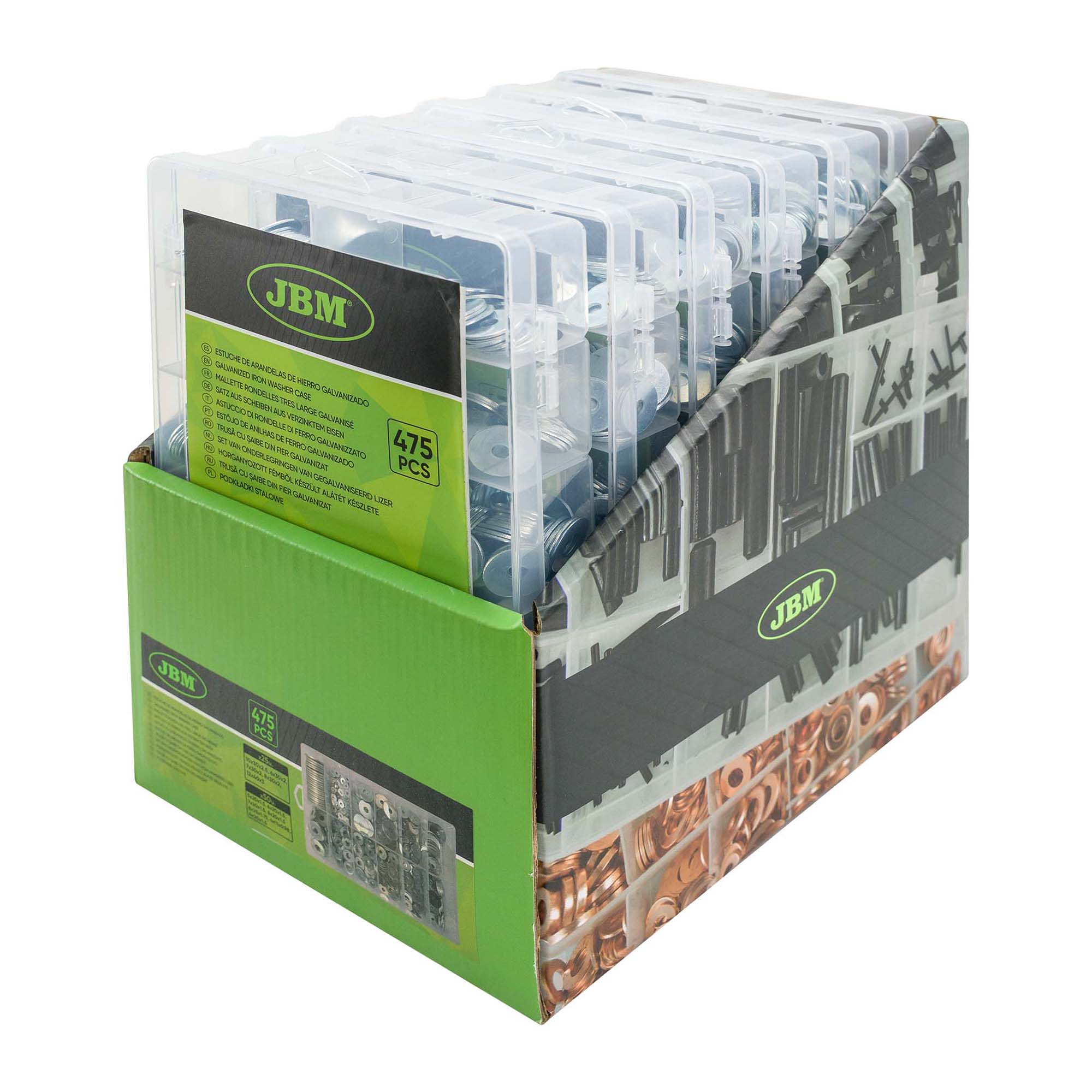 Astuccio Di Rondelle Di Ferro Galvanizzato, 475pcs - Image 3