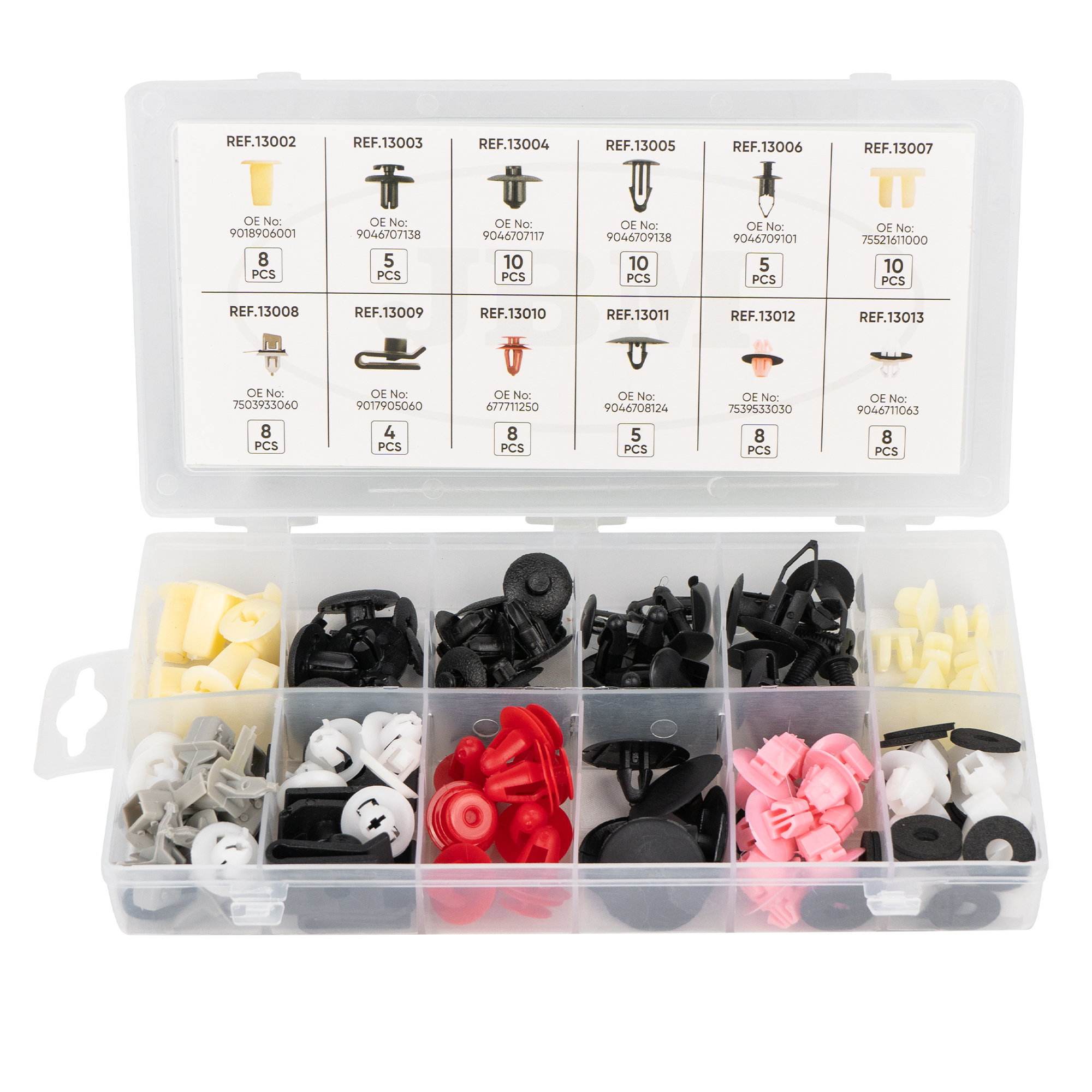 Assortimento Clip Di Fissaggio Per Toyota / Lexus 89 Pezzi