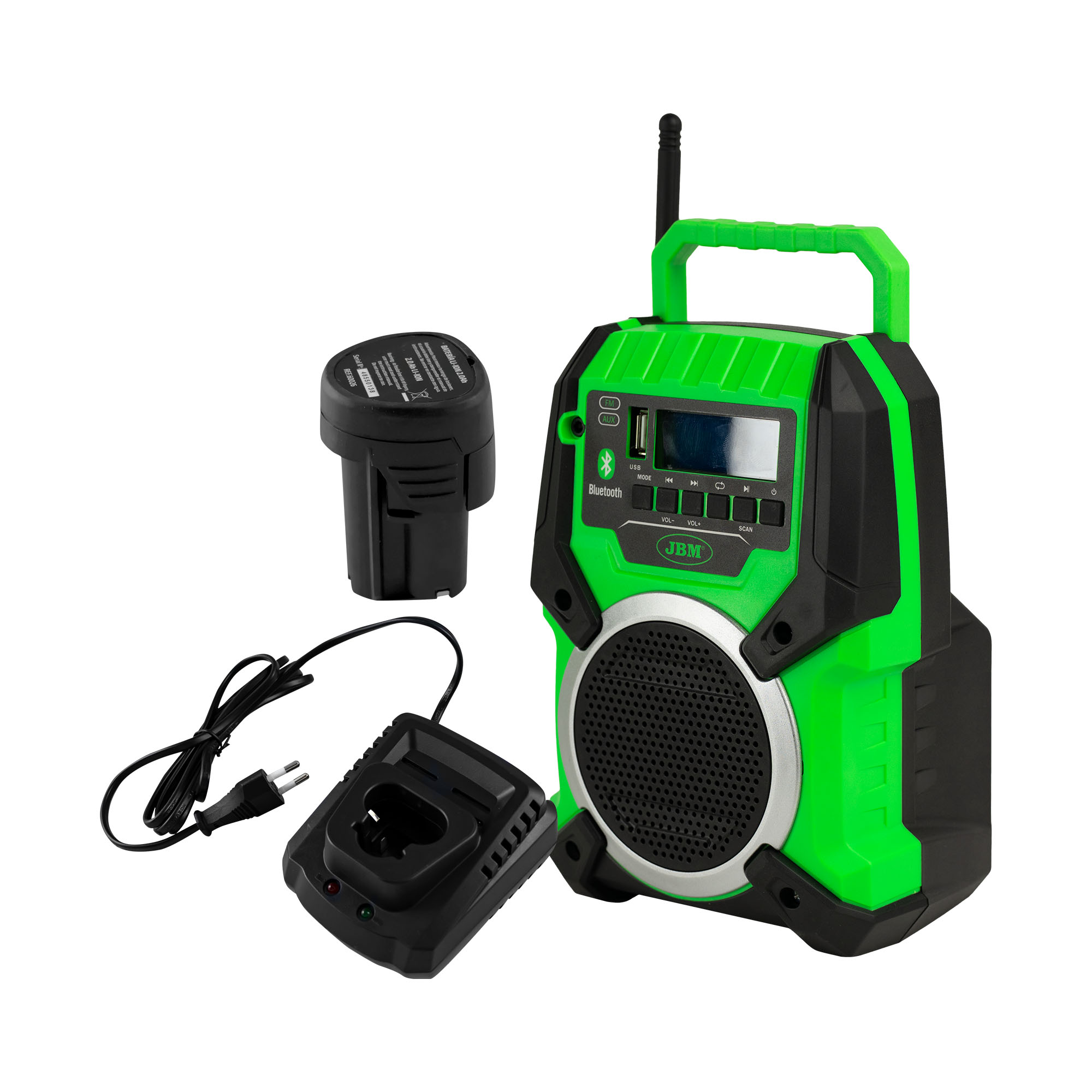 60055 Radio+ 60025 Caricabatterie 12 V + 60026 Batteria  2.0 ah