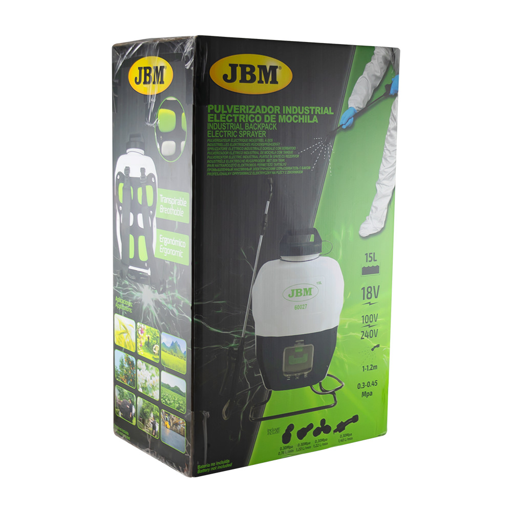 Spruzzatore Elettrico Industriale Dorsale Con Serbatoio 15 L - Image 4