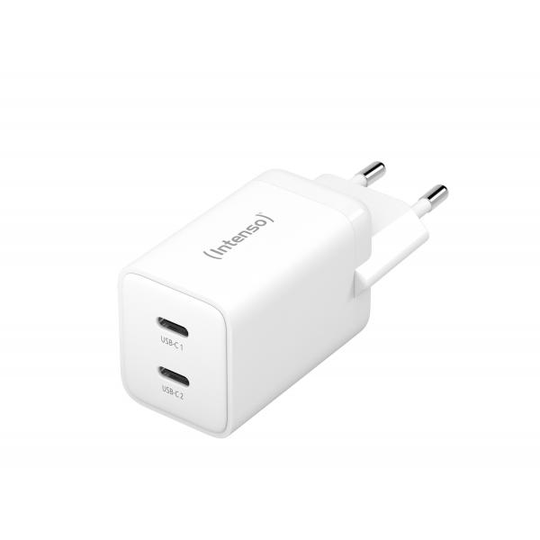 Intenso W40cc - Alimentatore - Gan - 40 Watt - 3 A - Pd 3.0, Qc 4.0, Pd/pps - 2 Punti Di Connessione In Uscita (usB-C A 24 Pin)