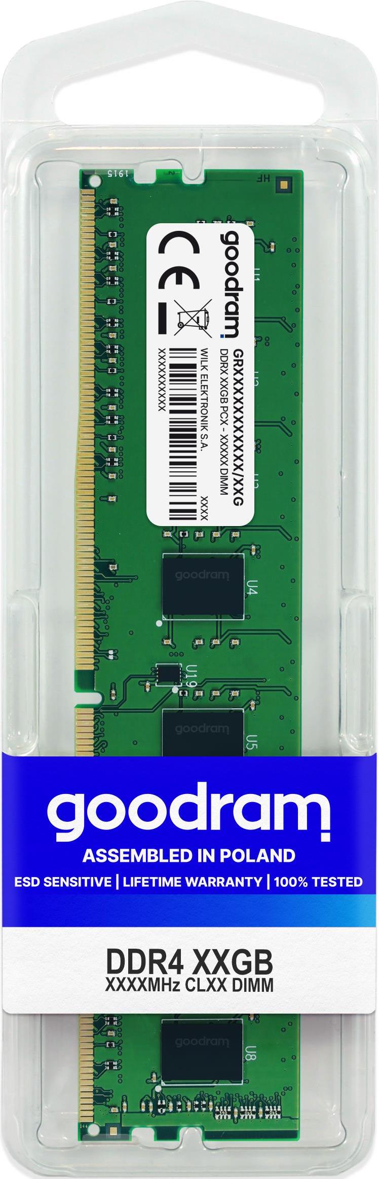 Goodram Gr2666d464l19/32g Speichermodul 32 Gb 1 X 32 Gb Ddr4 2666 Mhz (gr2666d464l19/32g)