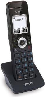 Snom 110 Sc Dect Bundle - DecT-Telefon - Kabelloses Mobilteil - Freisprecheinrichtung - 1000 Eintragungen - AnrufeR-Identifikation - Schwarz (4610)