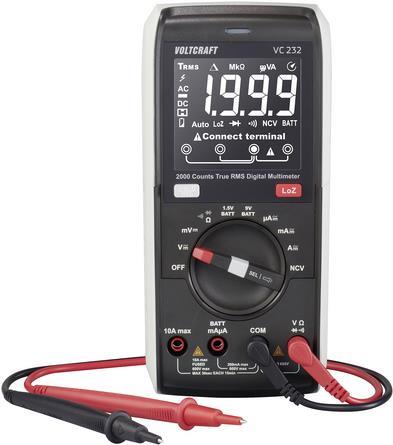 Voltcraft Vc 232 HanD-Multimeter Kalibriert (iso) Digital Cat Iii 600 V Anzeige (counts): 2000 (vC-13829975)