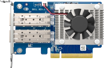 Qnap QxG-10g2sF-Nxe - Erweiterungsmodul - Pcie 3.0 X8 LoW-Profile (qxG-10g2sF-Nxe)