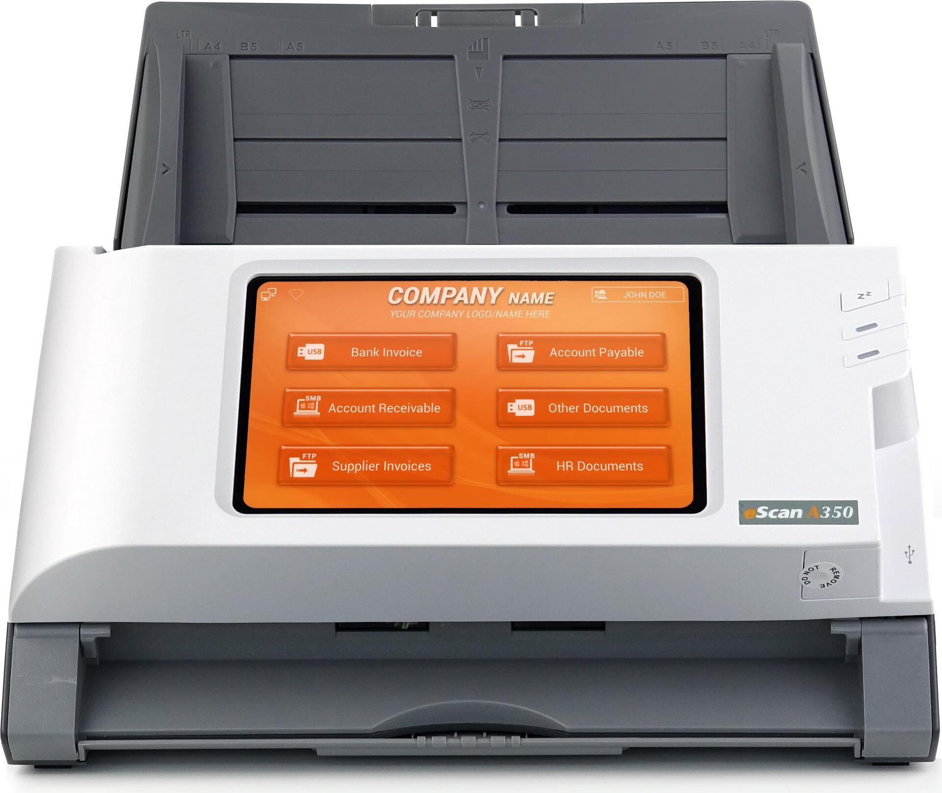 Plustek Escan A350 - Enterprise - Dokumentenscanner - Duplex - Legal - 600 Dpi X 600 Dpi - Bis Zu 25 Seiten/min. (einfarbig) / Bis Zu 25 Seiten/min.