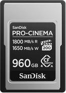 Sandisk PrO-Cinema Cfexpress Type A/s - Cf Express Typ B (sdcfeA-960G-Gn4nn)