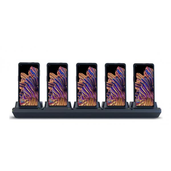 Samsung GP-Xvg715asebw Caricabatterie Per Dispositivi Mobili Smartphone Nero Interno (xcover Pro 5-Slot Charging Cradle)