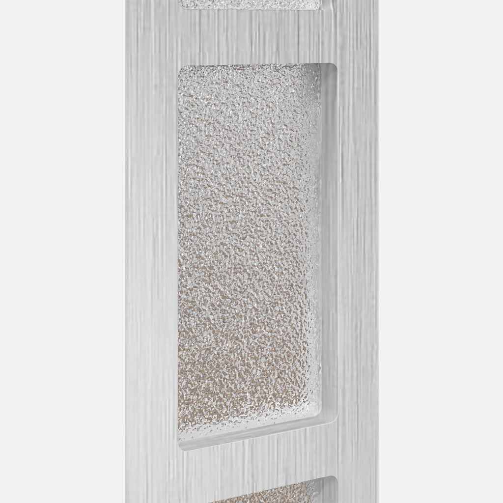 vidaXL Vordertür Weiß PVC - Image 4