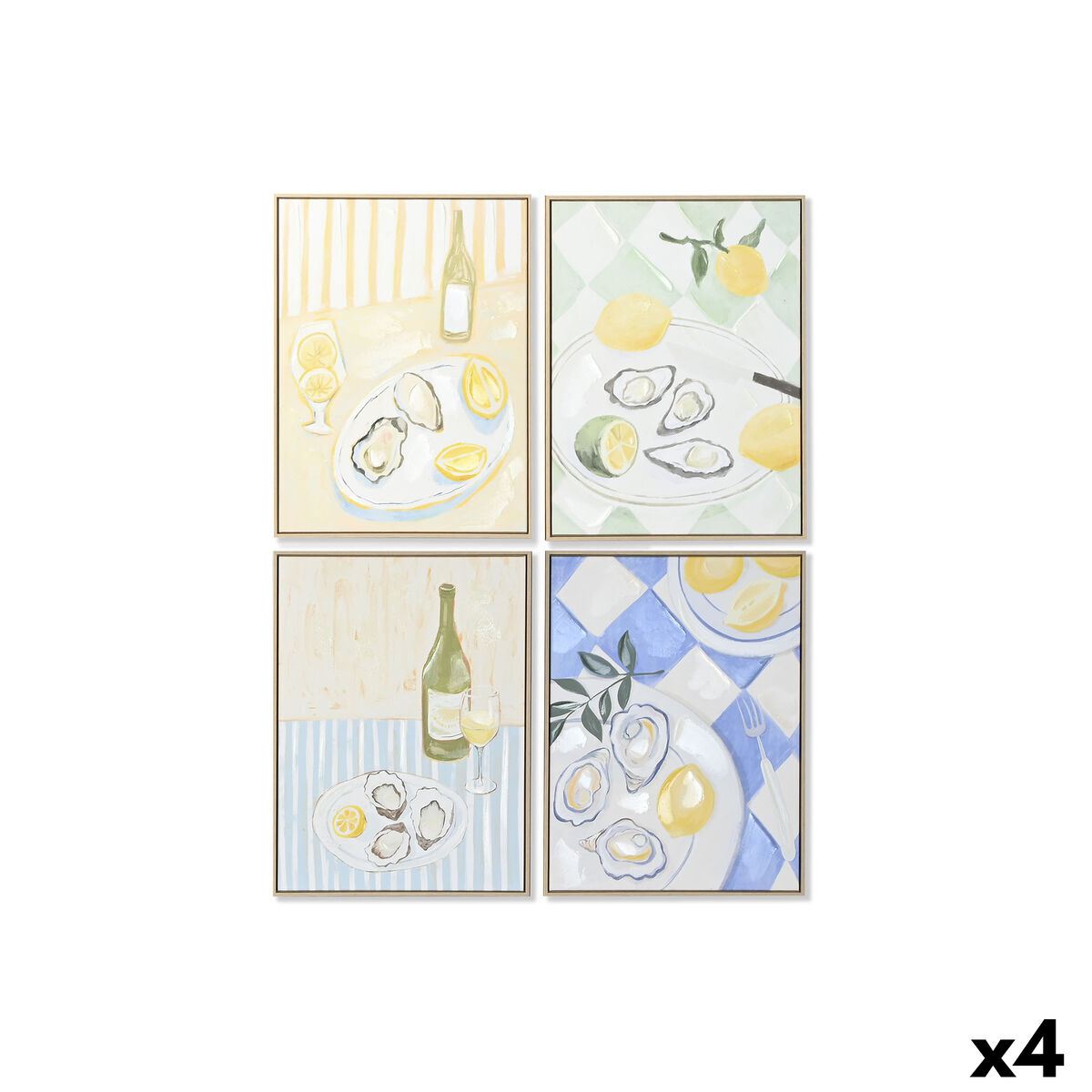 Tela Home Esprit Polistirene Tela 60 X 4 X 80 Cm (4 Unità)