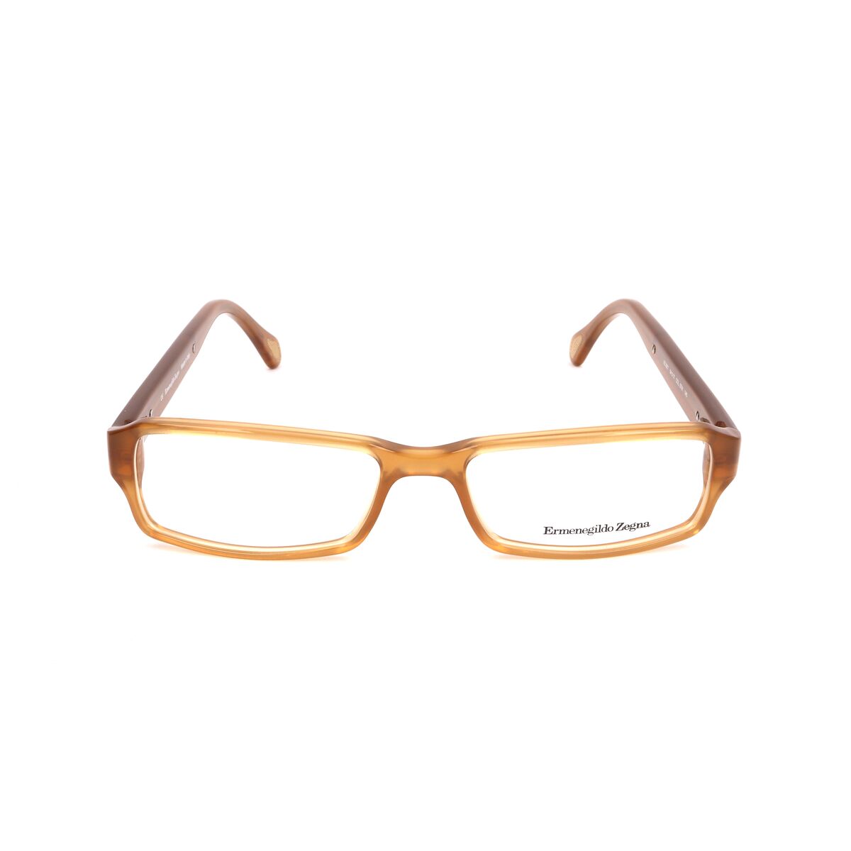 Montatura Per Occhiali Uomo Ermenegildo Zegna Vz3557-0t91 Ø 54 Mm Marrone