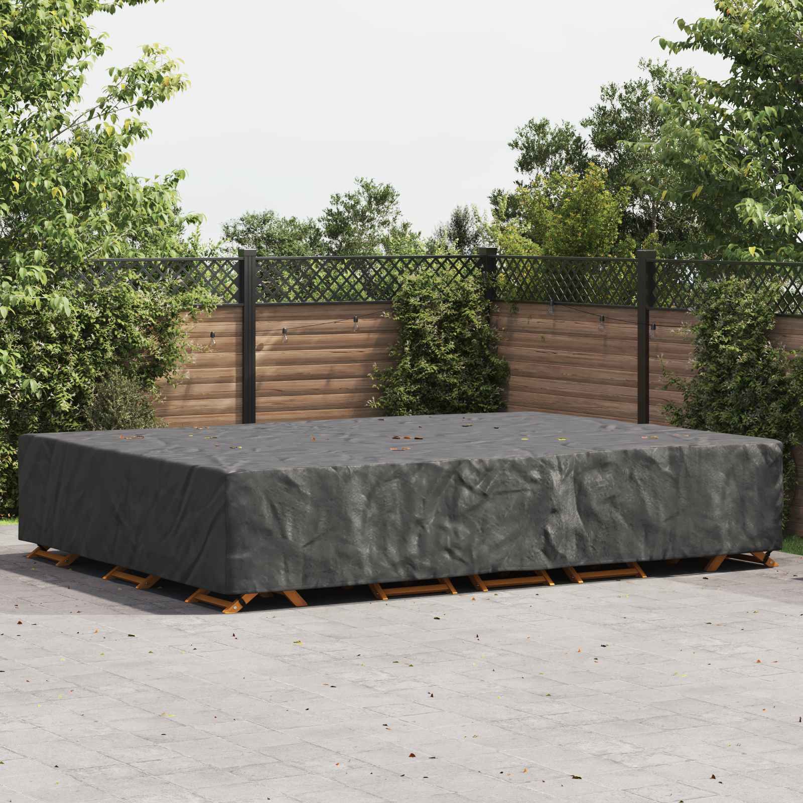 Copertura Per Mobili Da Esterno Nero 400 X 300 X 70 Cm 210d