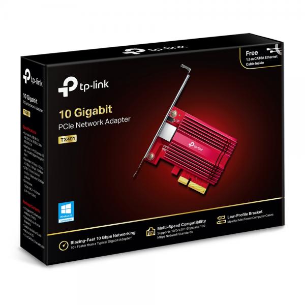 TP-Link Tx401 - V1 - Netzwerkadapter - Pcie 3.0 X4 LoW-Profile - Image 4