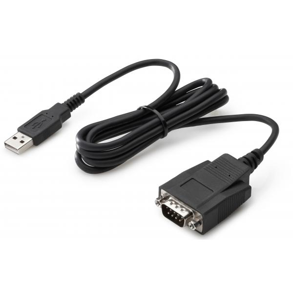 Hp  Serieller Adapter - Usb - RS-232 X 1 - Schwarz
