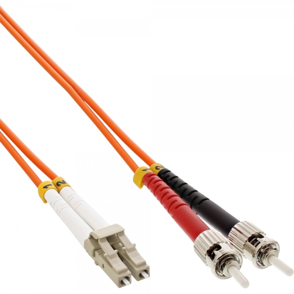 Cavo Duplex In Fibra Ottica Inline - Lc/st - 50/125µm - Om2 - 2m