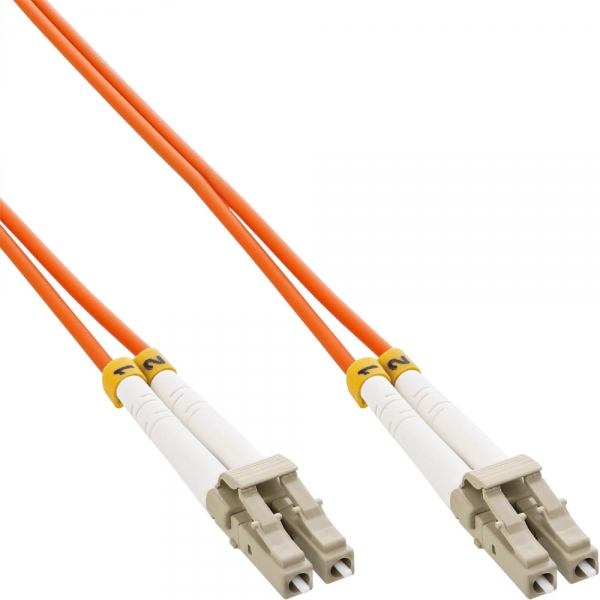 Cavo Duplex In Fibra Ottica Inline - Lc/lc - 50/125 µm - Om2 - 3 M