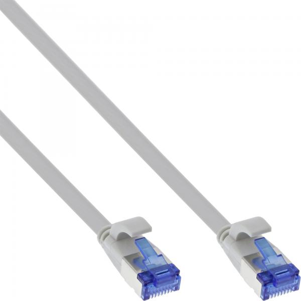 Cavo Patch Piatto Inline - U/ftp - Cat.6a - Tpe Senza Alogeni - Grigio - 1m