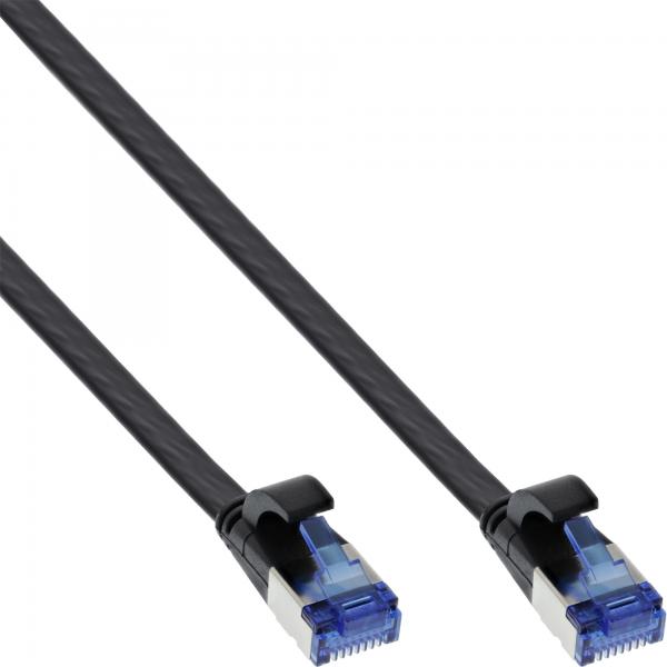Cavo Patch Piatto Inline - U/ftp - Cat.6a - Tpe Senza Alogeni - Nero - 3 M