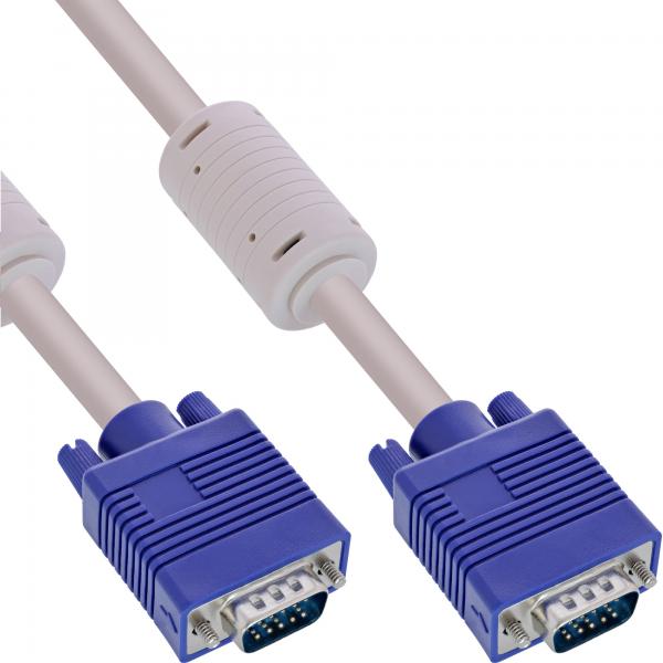 Cavo Inline S-Vga - 15 Pin Hd Maschio/maschio - Grigio - 2m