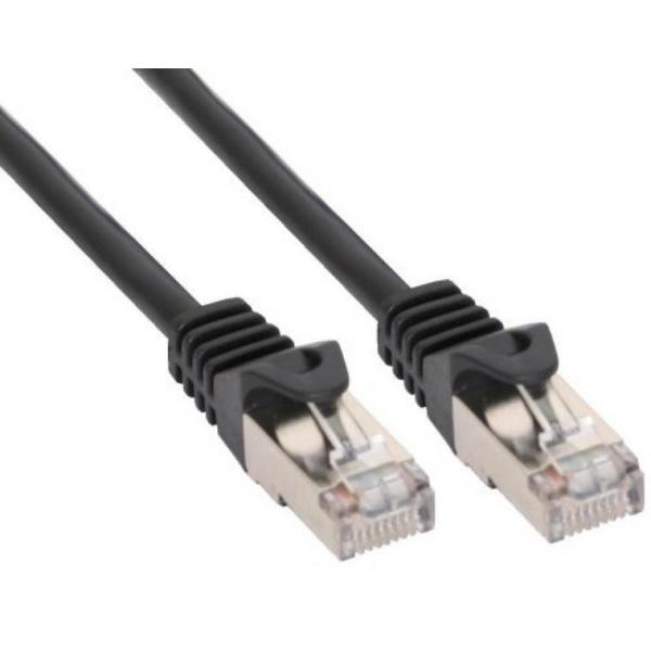 Cavo Patch Inline - Sf/utp - Cat.5e - Nero - 10 M