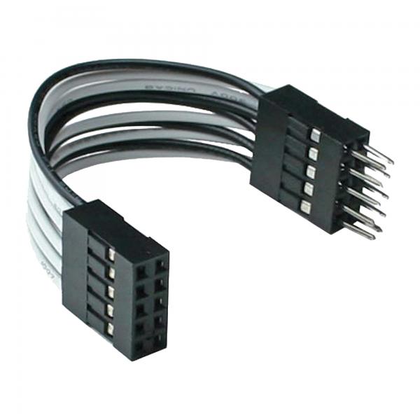 Presa Usb 2.0 Inline - Interna - 2x Connettori Header A 5 Pin Su Presa A Palo - 0,05 M