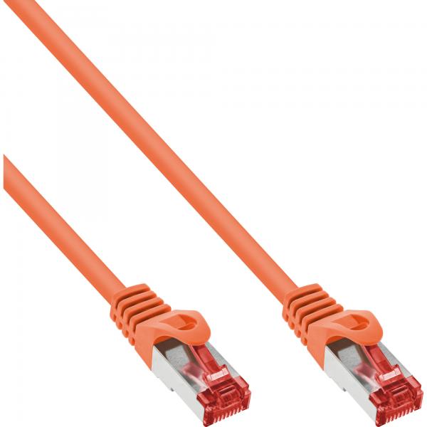 Cavo Patch Inline - S/ftp (pimf) - Cat.6 - 250 Mhz - Pvc - Rame - Arancione - 5 M