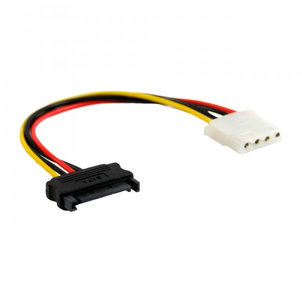 Cavo Adattatore Di Alimentazione Inline Sata: Presa Sata A 15 Pin Su Spina A 4 Pin - 0,15 M