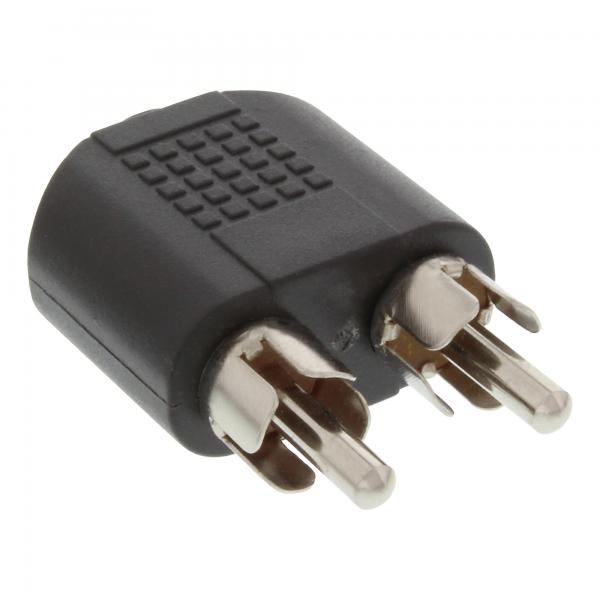 Adattatore Audio Inline: Presa Jack Stereo Da 3,5 Mm A 2 Connettori Rca