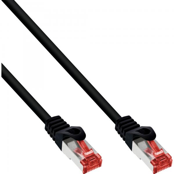 Cavo Patch Inline - S/ftp (pimf) - Cat.6 - 250 Mhz - Pvc - Rame - Nero - 5 M