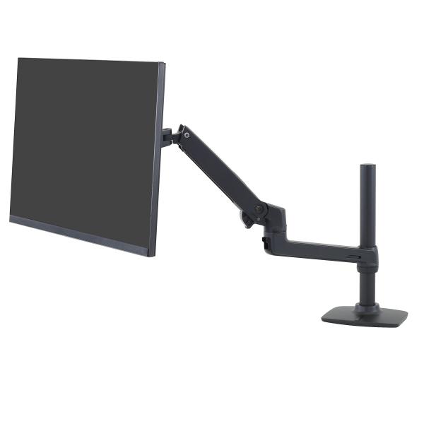 Kit Di Montaggio Ergotron (braccio Articolato, Colonna Alta, Morsetto Da Tavolo In 2 Parti) - Per Monitor - Alluminio - Nero Opaco - Dimensioni Dello