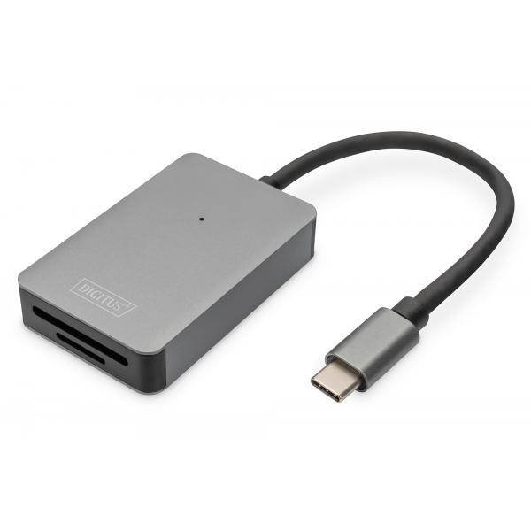 Lettore Di Schede UsB-C Digitus, 2 Porte, Alta Velocità