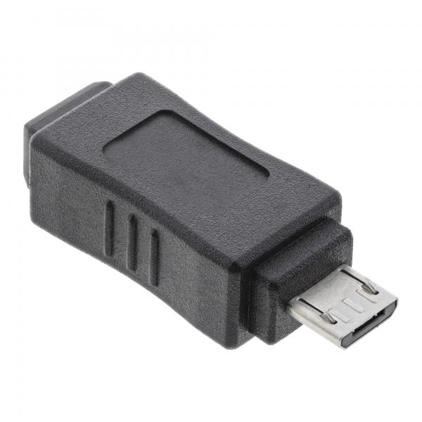 Adattatore MicrO-Usb Inline: Connettore MicrO-B Su Presa Mini Usb A 5 Pin