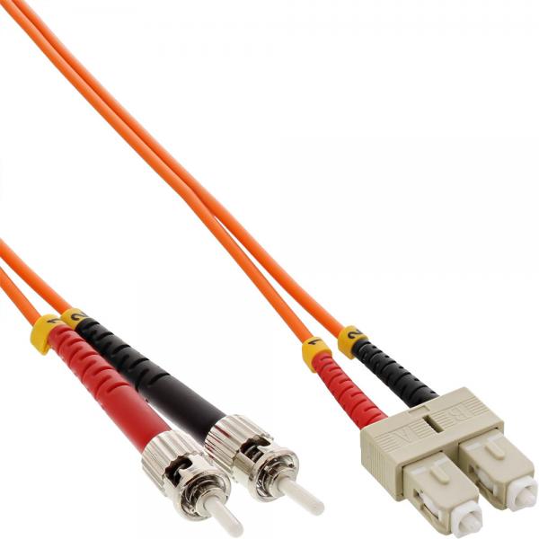 Cavo Duplex In Fibra Ottica Inline - Sc/st - 50/125µm - Om2 - 15 M