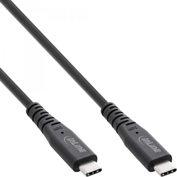 Cavo Inline Usb4 - UsB-C St/st - Pd 240w - 8k60hz - Tpe Nero - 1m