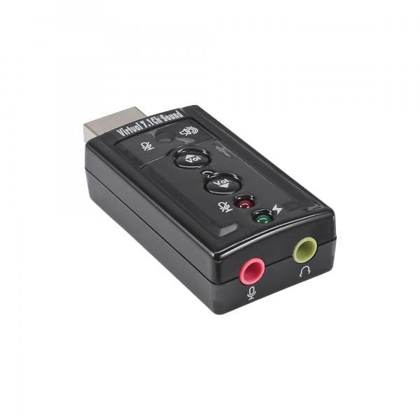 Scheda Audio Audio Usb Inline - Con Suono Surround Virtuale 7.1