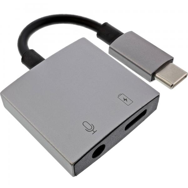 Cavo Adattatore Audio UsB-C Inline - Presa Da UsB-C A 3,5 Mm + Pd 30 W