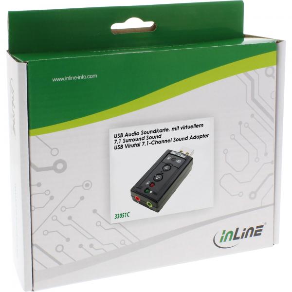 Scheda Audio Audio Usb Inline - Con Suono Surround Virtuale 7.1 - Image 3
