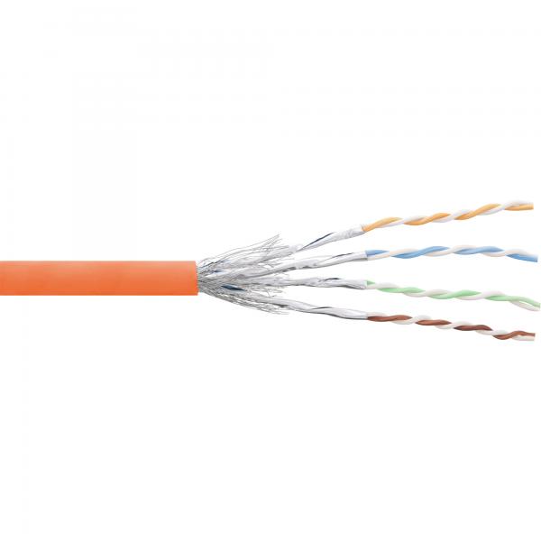 Cavo Patch Inline Cat.6 S/ftp (pimf) - Arancione - Awg27 - Pvc - Cu - 100 M
