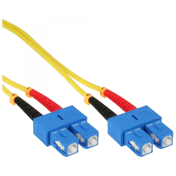 Cavo Duplex In Fibra Ottica Inline - Sc/sc - 9/125µm - Os2 - 15 M