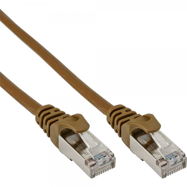 Cavo Patch Inline - Sf/utp - Cat.5e - Marrone - 1,5 M