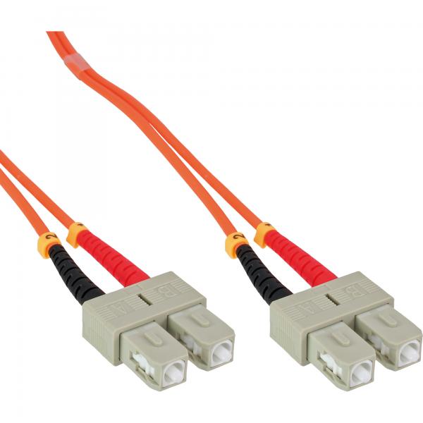Cavo Duplex In Fibra Ottica Inline - Sc/sc - 50/125 µm - Om2 - 0,5 M